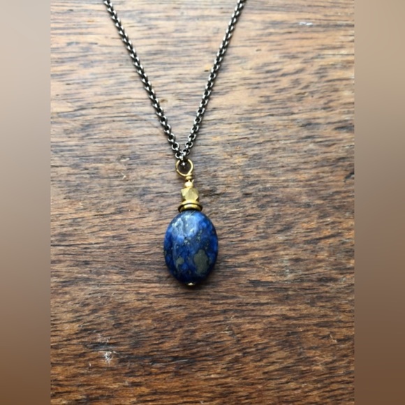 NWT Chavez blue stone necklace - Picture 2 of 4